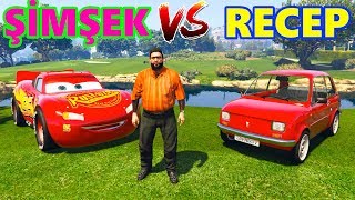 McQueen Örümcek adam VS Recep İvedik Çoklu Yarış Yapıyor  GTA 5 [upl. by Octavla]