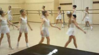 very first steps in Academy of Russian Ballet preparatory class [upl. by Oal293]