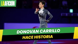 Patinador mexicano Donovan Carrillo hace historia al lograr un salto cuádruple Salchow [upl. by Kurland]