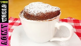 2 Minute Nutella Cake in Microwave  2 Ingredient CAKE  Easy CAKE  FAST CAKE  YUMMY ❤ [upl. by Orelia]