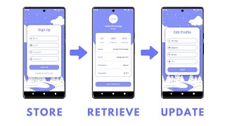 Store Retrieve and Update Data using Firebase Realtime Database in Android Studio  Source Code [upl. by Aniles]