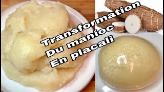 Transformation du manioc en placali [upl. by Olcott]