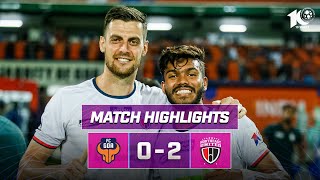 Match Highlights  FC Goa 02 NorthEast United FC  MW 16  ISL 202324 [upl. by Docila]