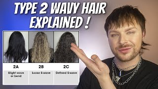 WHAT IS HAIR TYPE 2   How To Recognise Hair Type   Different Types Of Wavy Hair [upl. by Lower]