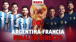 Argentina campeón del Mundial de Qatar 2022 reacciones EN DIRECTO [upl. by Annig]