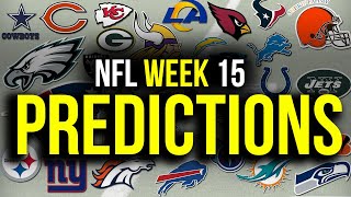 NFL WEEK 15 PREDICTIONS BRONCOS SURPRISING COWBOYS VS BILLS BELICHICKS LEGACY NFL IN BRAZIL [upl. by Dennis]