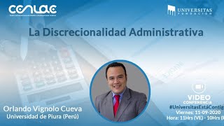 La Discrecionalidad Administrativa [upl. by Yneffit]