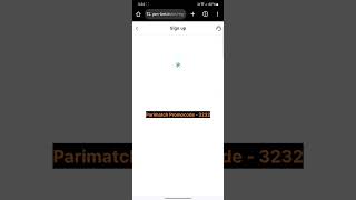 How To Register in Parimatch  Parimatch Promocode By Payal Gaming  Parimatch Promocode India [upl. by Rehpotsrihc]