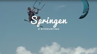 Springen beim Kiten  Tipps zum Kitesurfen lernen by kitereisentv [upl. by Miculek271]