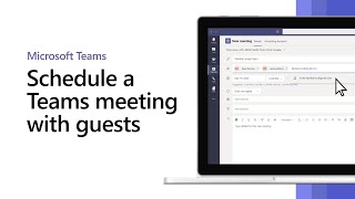 How to Schedule a Teams Meeting in Outlook  Microsoft 365 [upl. by Twedy]