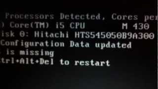 Toshiba bootmgr is missing [upl. by Foscalina633]