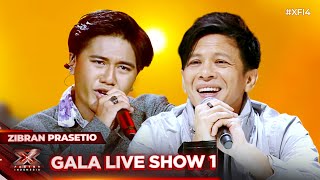 Zibran Prasetio  Takkan Terganti Kahitna  Gala Live Show 1  X Factor Indonesia 2024 [upl. by Kristos]