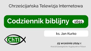 Codziennik biblijny słowo na dzień 25 września 2024 r [upl. by Weide]