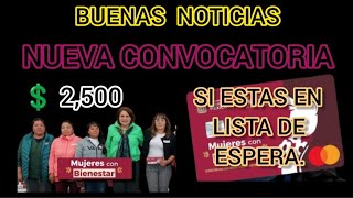 BUENAS NOTICIAS CONVOCATORIA PARA QUIENES ESTAN EN ESPERA 🧐💲💳📱 [upl. by Theobald]