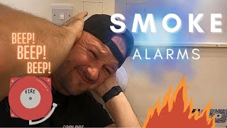 How To Install Mains Smoke Alarms  Interlinked [upl. by Ellon915]