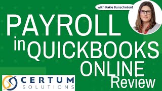 DEMO  Reviewing QuickBooks Online Payroll  Complete with Running a Payroll [upl. by Hackett]