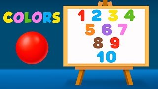 Learn Numbers with Color Surprise Balls  Numbers Collection for Children [upl. by Acinorav]