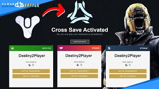 How to Setup CROSSPLAY and CROSS SAVE on DESTINY 2 [upl. by Akena]