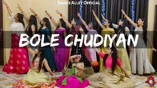 Bole Chudiyan  Diwali Special Dance  Wedding Dance  Dance Alley  Sheena Thukral Choreography [upl. by Ynnus]