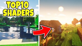 TOP 10 Best 1201201 Shaders for Minecraft 🥇 How To Install Shader in 120 [upl. by Hakvir]