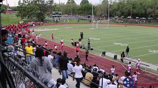 Abramson Sci Academy Marching In  Beat The Leap Battle Of The Bands Top View 2023 [upl. by Dnalrag]