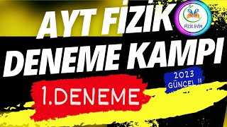 7 FARKLI KAYNAKTAN AYT FİZİK DENEME KAMPI  1DENEME ÇÖZÜMÜ  PDF  aytfizikdenemeçözümü [upl. by Ennaehr477]