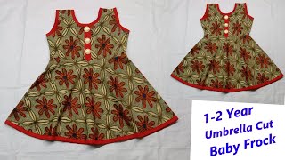 Beautiful baby frock cutting and stitching 12 year old baby midi dress cutting and stitching [upl. by Ateuqirne55]