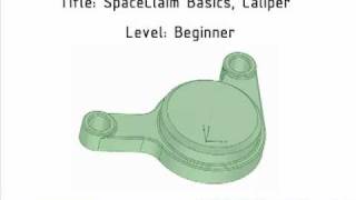 SpaceClaim basics [upl. by Acima]