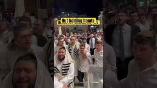 Western Wall FLOODED with Jews at the end of Yom Kippur israel [upl. by Craggie498]