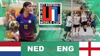 U17 Korfball World Cup 2024  The Netherlands  England [upl. by Idissac340]