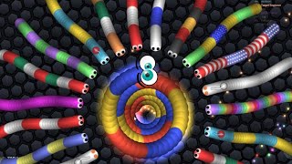 Best Way To Get Big Fast In Slitherio  How To Be a PRO At Slitherio [upl. by Asillem]