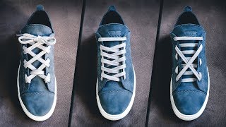 5 Cool Shoes Lace styles  beautiful shoe lacing styles  Shoe lacing tutorials  how to tie shoes [upl. by Joete640]