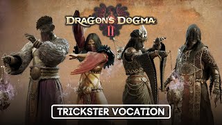 Dragons Dogma 2  Official Trickster Vocation Trailer gaming gameplay 4k [upl. by Atekin]