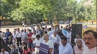 Protest against supertech builder jantarmantar supertech homebuyers [upl. by Bathsheba952]