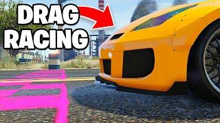 🔴 GTA 5  New DRAG RACING Manual Shifting [upl. by Retep]