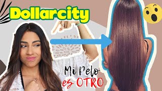 KERATINA CASERA para ALISAR EL CABELLO 🙍🏻‍♀️ DOLLAR CITY y ¿10000 PESOS Cómo aplicarla [upl. by Tima610]