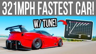 Forza Horizon 4  321MPH FASTEST CAR with TUNE [upl. by Oniliuqnart]