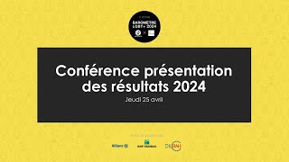 Conférence de présentation des résultats de la 4e édition du Baromètre LGBT LAutre Cercle x Ifop [upl. by Eire]