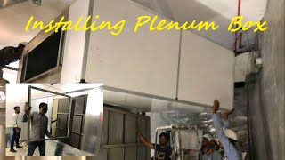 AHU PLENUM Box Replacement HVAC  Watch My Teju Channel  Telugu Vlogs [upl. by Horgan]