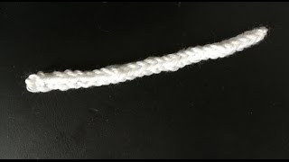 Tuto cordelette collier bracelet au crochet spécial gauchers [upl. by Lonyer]