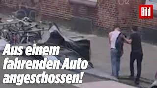 Dieser Mann wurde gerade angeschossen heftiges Video aus Hamburg [upl. by Nanah210]