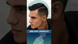 Best Undercut Haircuts for Men Side Part Undercut haircut fadecut hairstyle [upl. by Noryahs589]