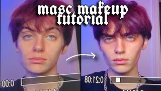 masculine makeup tutorial [upl. by Enelrahc442]