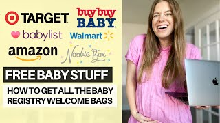 WALMART BABY REGISTRY WELCOME BOX 2023 UNBOXING \\ OPINIONS OF A SECONDTIME MOM AND HOW TO GET IT [upl. by Elcarim]