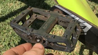 Bontrager Line Elite Flat Pedals Review [upl. by Onidranreb585]