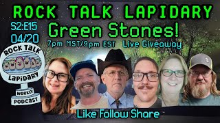 Rock Talk Lapidary S2E15 Green Rocks [upl. by Ecnerat]