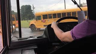 1998 Freightliner FS65 School Bus Ride in Durham NC Bus 405 [upl. by Jordain87]