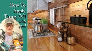 how to apply tung oil tips and technique  refinishing furniture [upl. by Gillett]