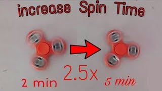 How to increase fidget spinner spin time  Hindi [upl. by Sams]