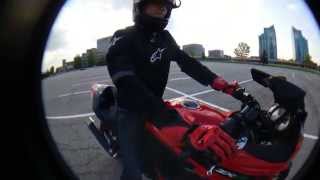 Learn to ride a motorcycle ninja 250 in 20 min [upl. by Anavlis]